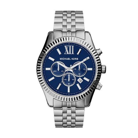 michael kors navy blue face watch|mike eps watches with bling.